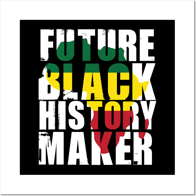 Future Black History Maker Wall Art by KarolinaPaz